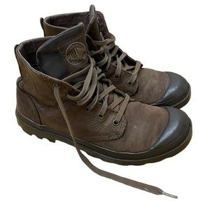 Palladium Men's Palladium High Top leather Brown